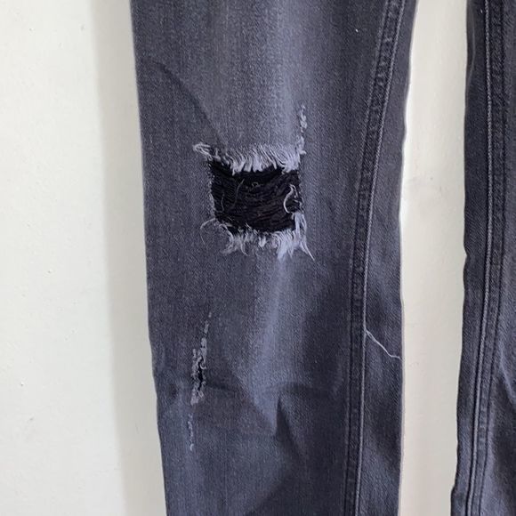 Rag & Bone Black Distressed Skinny Jeans Womens Size‎ 27 - Picture 3 of 5